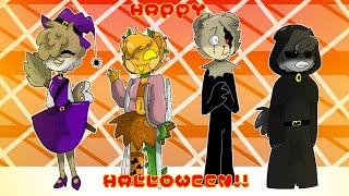 👻🎃HAPPY HALLOWEEN meme (piggy) // flipaclip 🎃👻 Resimi