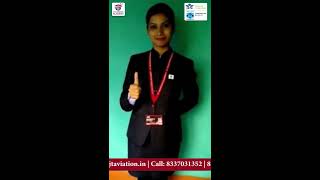 In-flight safety demonstration | JT Aviation College 2020-21