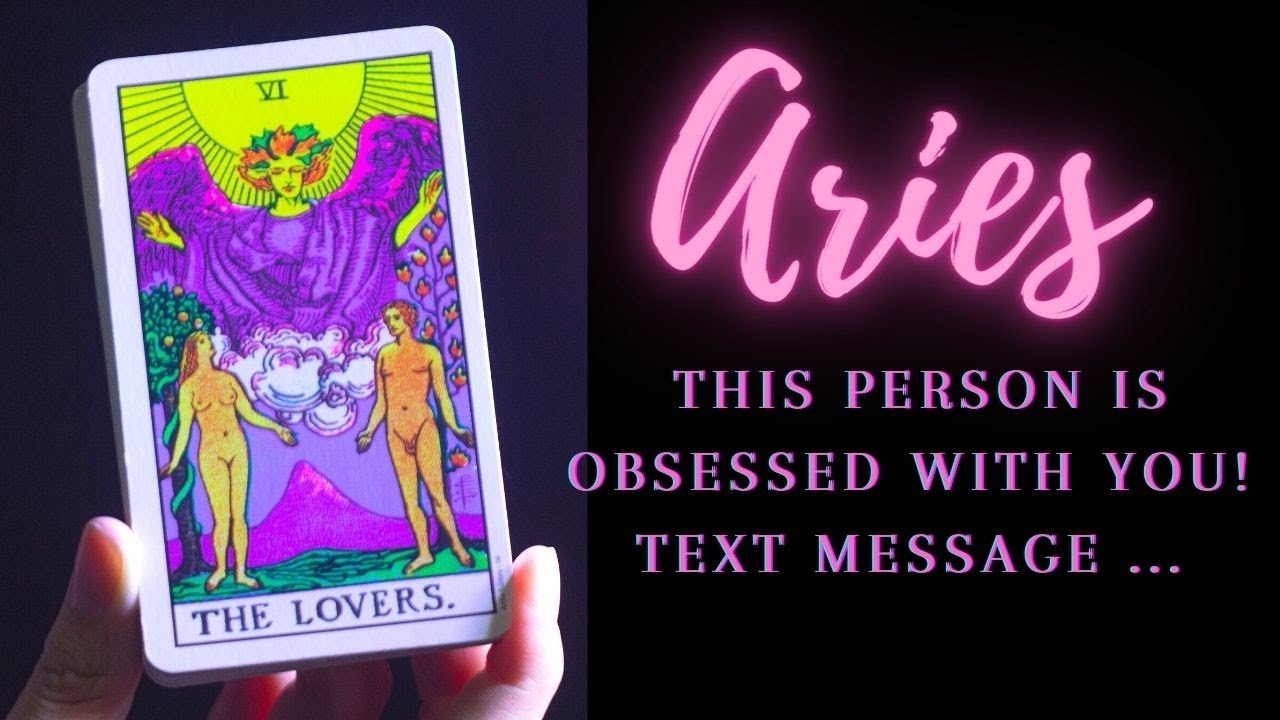 Aries this person is obsessed with you! Text Message coming to you!💖Bonus Tarot Reading