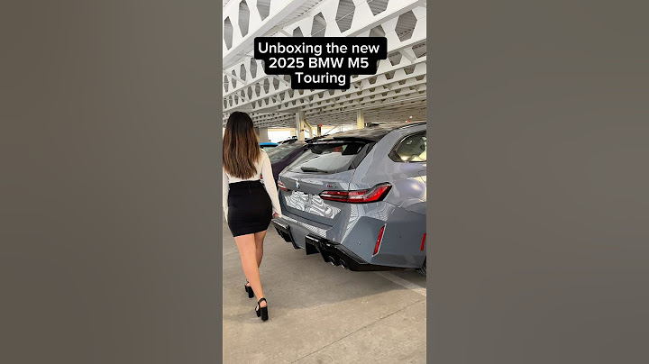 UNBOXING THE NEW 2025 BMW M5 TOURING #bmw #shorts