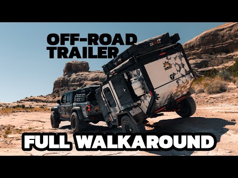 All Metal Off-Road Camping Trailer for Overland Adventures: Full Walkaround
