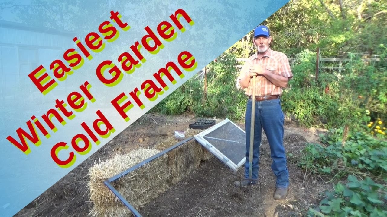 Easiest Cold Frame, Winter Garden In The Deep Mulch 10-8-2021