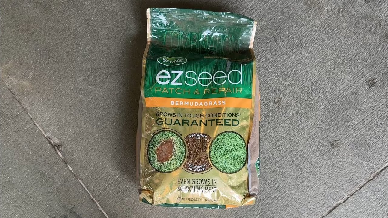 How To Use Scotts Ez Seed Patch And Repair - Grow Grass Fast! - YouTube