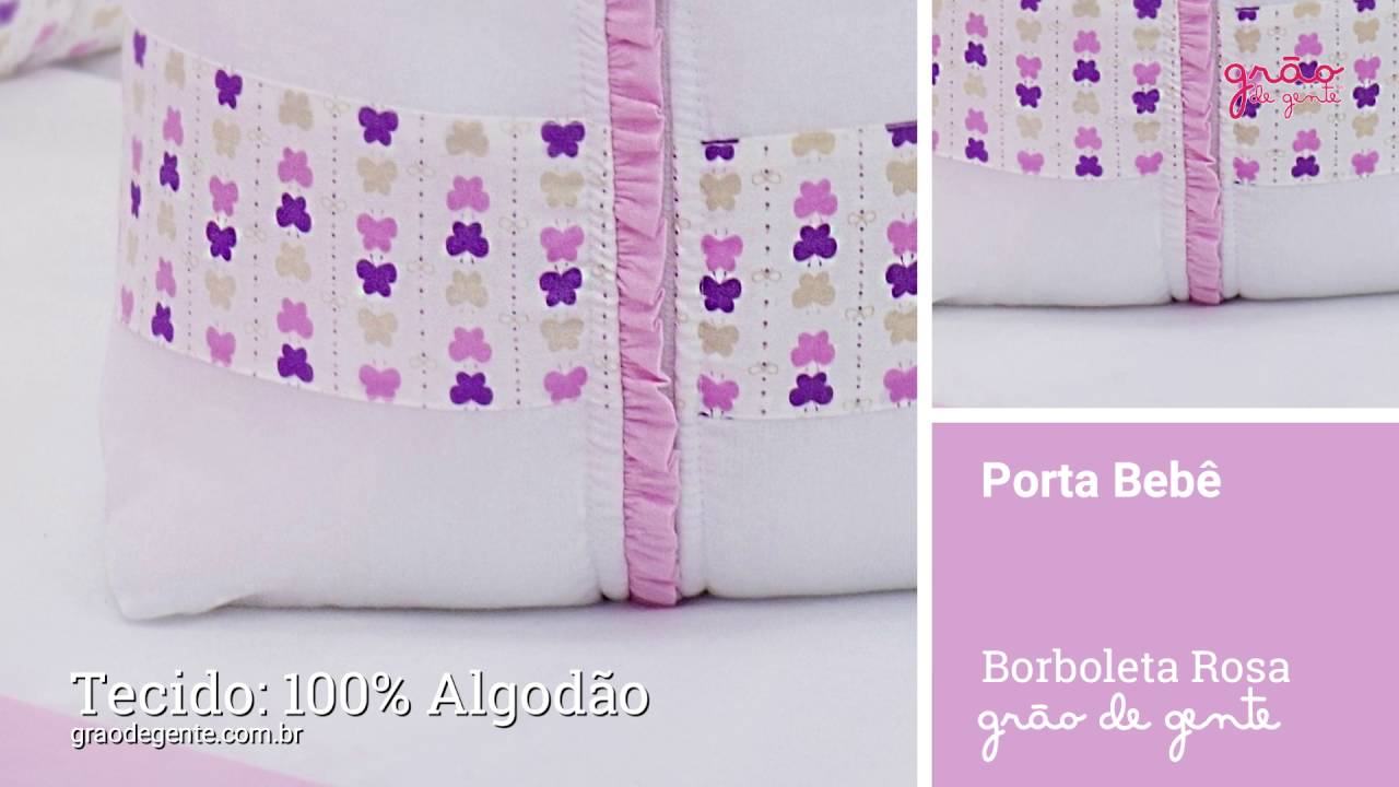 Porta Bebê Borboleta Rosa | Ref: 62494 gravidez medicina