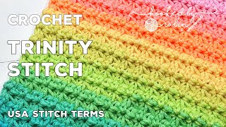 Crochet Trinity Stitch  No Holes Stitch (Perfect for Dishcloths!)