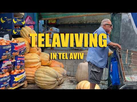 TEL AVIV LIFE: Hatikva Market & Local Shops, Telaviving [4K]