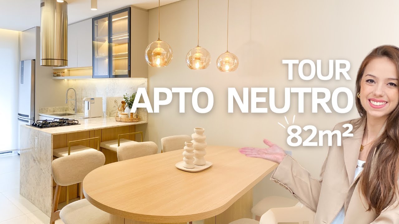 TOUR POR APTO DE 82M² COM COZINHA COMPACTA