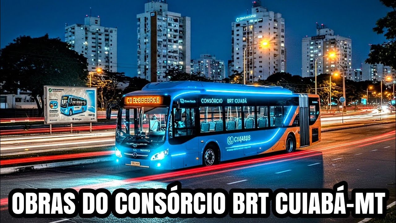 OBRAS DO BRT DE CUIABÁ MATO GROSSO - CONSÓRCIO CONSTRUTOR BRT CUIABÁ /SINFRA-MT / GOV.MT
