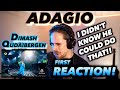 Dimash qudaibergen  adagio singer first reaction omg that build up
