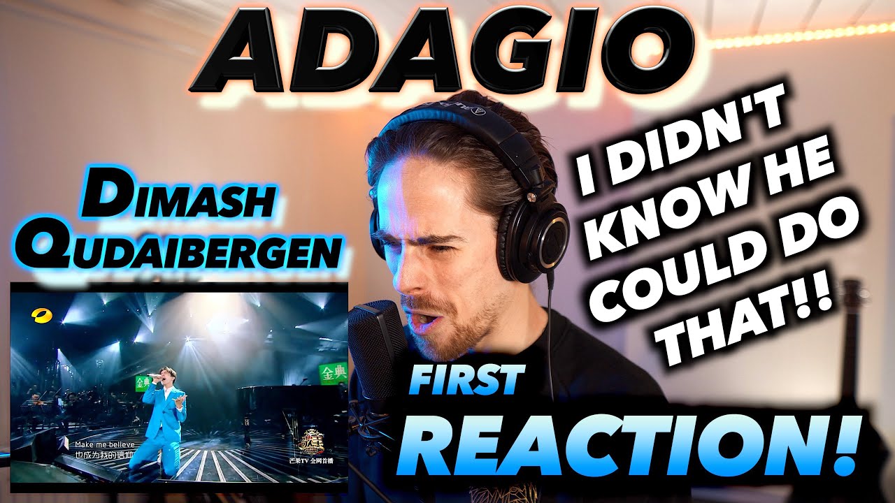 Димаш Кудайберген - Адажио (певец) ПЕРВАЯ РЕАКЦИЯ! (Боже мой, как всё нарастает!)