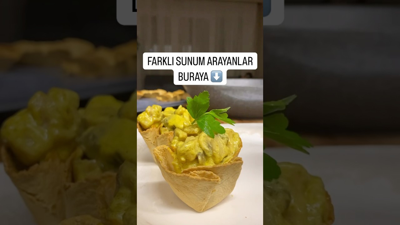 LAVAŞ ÇANAĞINDA KÖRİ SOSLU TAVUK🐔 hergüne yeni ve pratik tarifler için mutlaka abone olun 📌