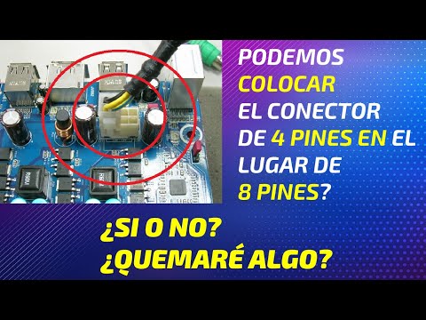 Video: ¿Cuál es el propósito del conector auxiliar de 4 pines en una placa base?