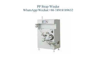 Automatic PLC Controlled PP Strap Winder