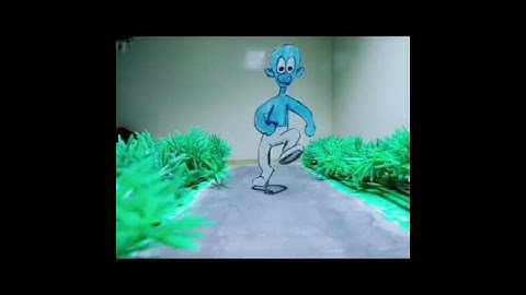 character walk cycle | cut out animation |