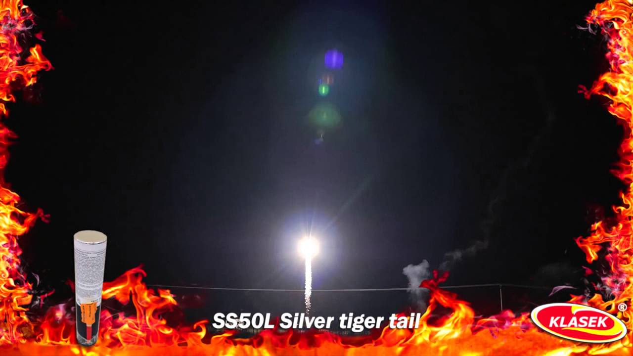 SS50L  Silver tiger tail