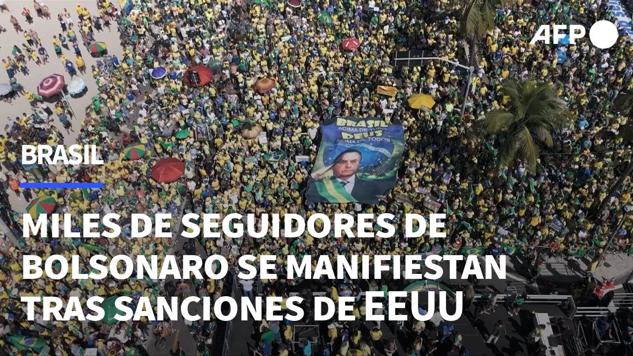 Miles de seguidores de Bolsonaro se manifiestan en Brasil tras ...
