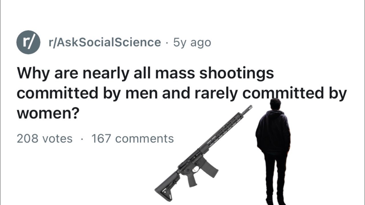 Why are nearly all mass shootings committed by men??? - YouTube