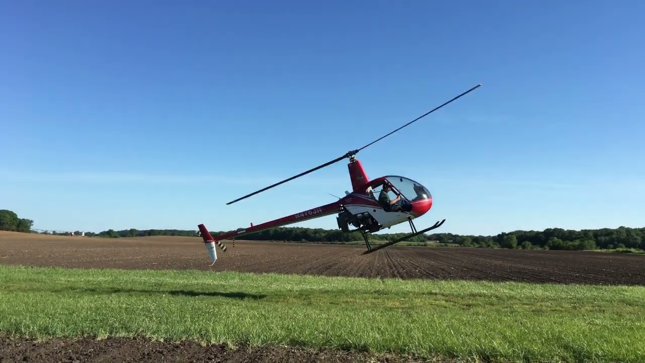 Robinson R22 Full Down Autorotation/Simulated engine failure