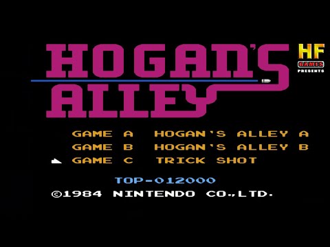 Hogan's Alley. Trick Shot Mode. NES [No Damage Walkthrough (10 Rounds) / Прохождение (10 Раундов)]