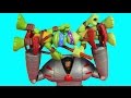 teenage mutant ninja Turtles replica turtles reprogramed by baxter Stockman creative play