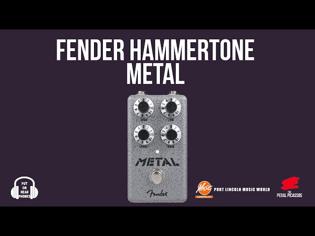 Гитарная педаль эффектов FENDER PEDAL HAMMERTONE METAL