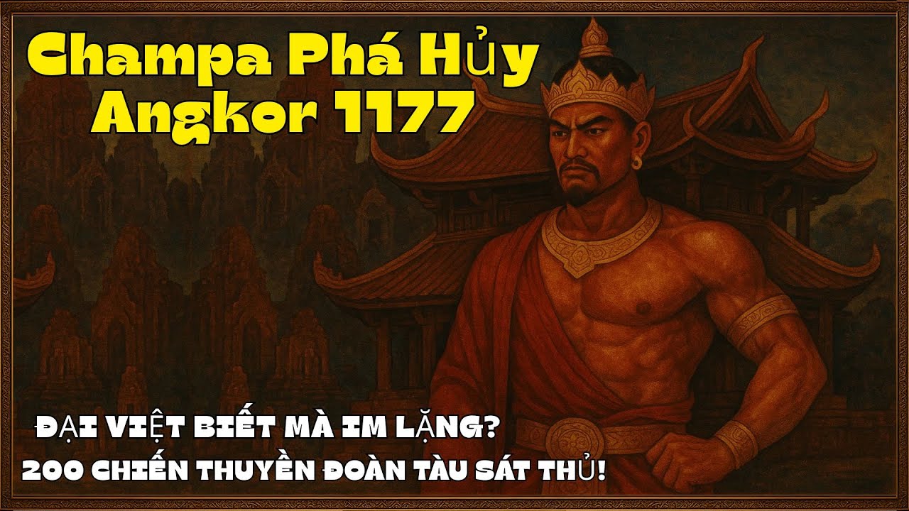 Champa Phá Hủy Angkor 1177 - Đại Việt Có Đồng Lõa? Phân Tích Vai Trò Bí Ẩn