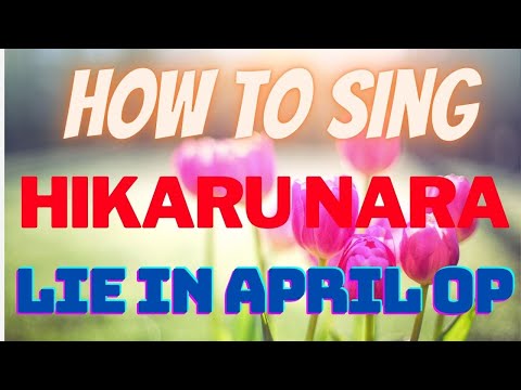 Let's sing Your Lie in April OP “Hikaru Nara. Japanese Tutorial, Karaoke,  Anime, Romanized lyrics 