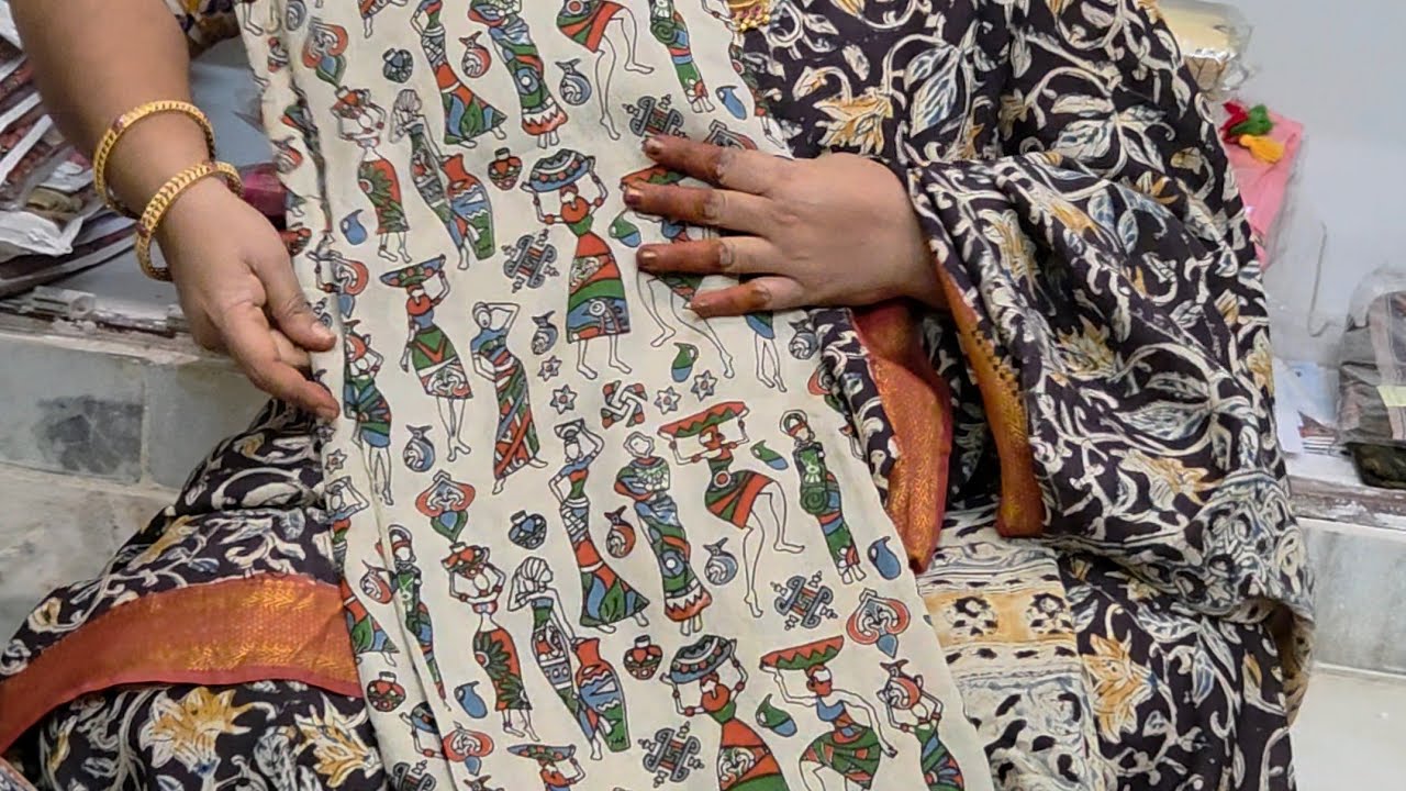 letest  trending kalamkari  sarees  7995211334