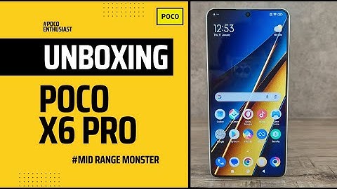 POCO X6 Pro Unboxing & First Impressions  (512 GB ROM + 12GB RAM)🔥