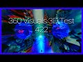 360° Visuals - Crazy Water Colors - 3D Test 422