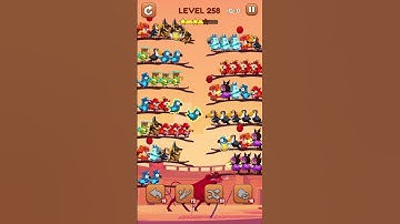 Bird Sort 2: Color Puzzle Level 258 #games #gaming #gameplay
