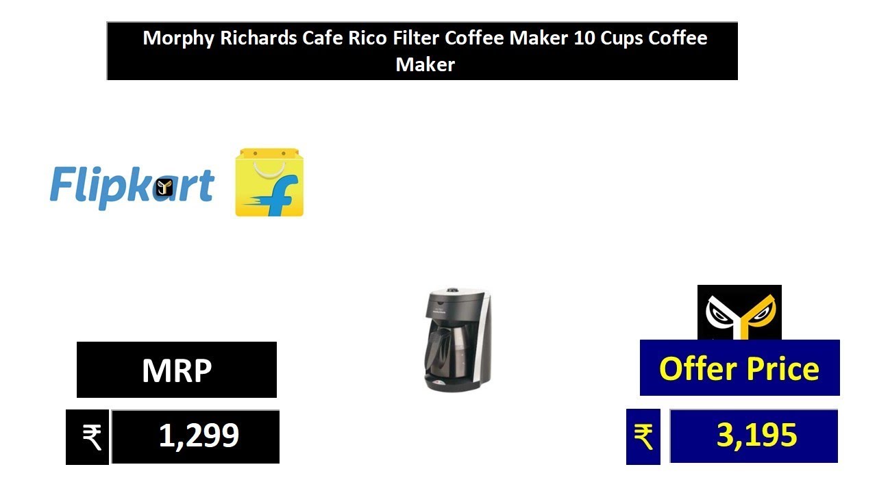 Morphy Richards Cafe Rico Filter Coffee 