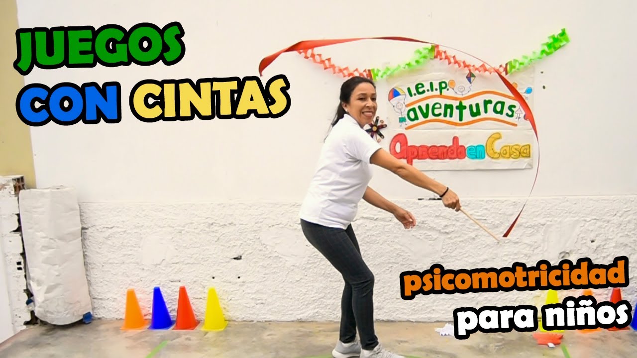 Psicomotriz N° 88 - Juego con cintas - niños y niñas Nido Aventuras