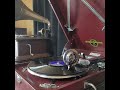 三門 順子 ♪忠義ざくら♪ 1941年 78rpm record. Columbia Model No G ー 241 phonograph