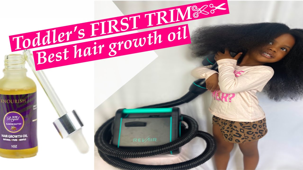 Hair Growth Oil Natural hair kidsTrim Ends at Home Toddler Edition