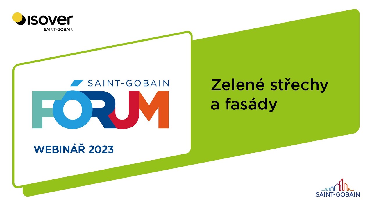 Webinář ISOVER | Zelené střechy a fasády