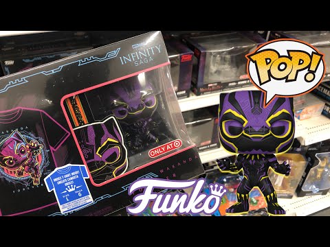 Black Panther Black Light Funko Pop Hunt!
