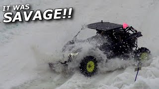 RZR Turbo S and Maverick X3s DOMINATE at a ski hill race!