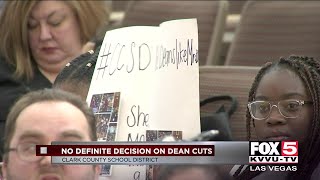CCSD looking at other areas to cut to save deans