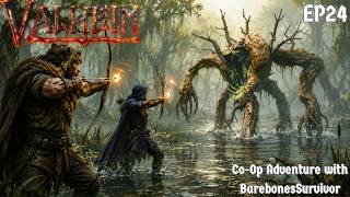 We Took Down the Swamp Beast | Valheim Co-Op with BarebonesSurvivor