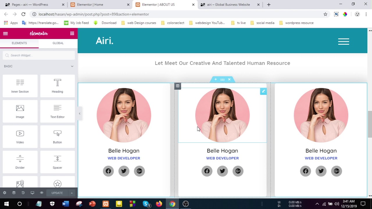 how to create a amazing website using airi theme - YouTube