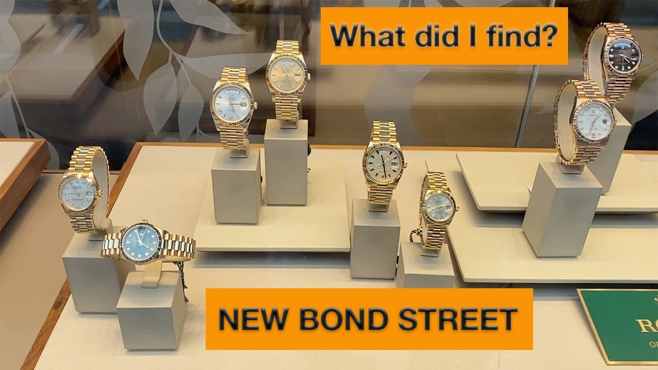 rolex new bond street