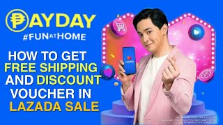 How to get FREE SHIPPING AND DISCOUNT VOUCHER IN LAZADA | LAZADA JUN 15 PAYDAY SALE screenshot 3