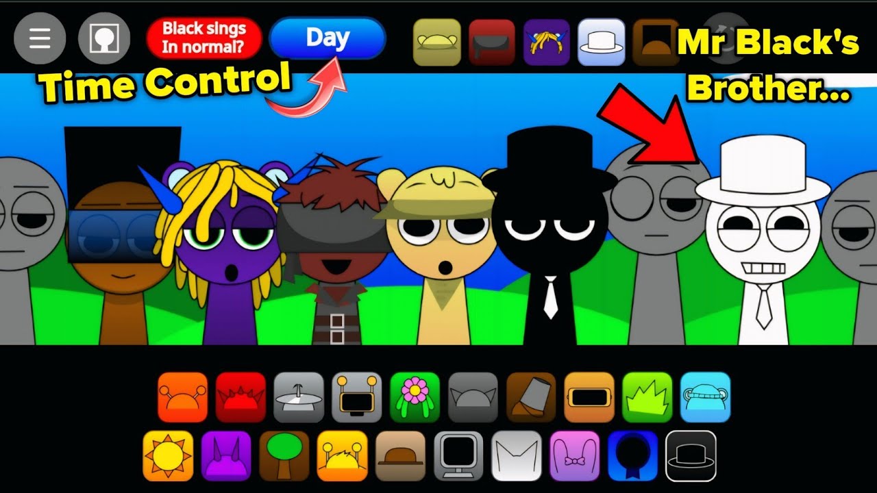 NEW Sprunki Advanced Modded | Extra BONUS Characters (MR WHITE) - YouTube