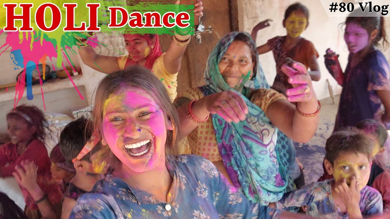 HOLI में बलमा गाने पर पूरे गांव ने किया डांस || shivani kumari