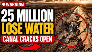 California Aqueduct's $2B Damage — 25 Million LOSE Water as Canal CRACKS