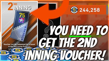 You NEED To Get The 2nd Inning Program Voucher! TONS Of Stubs! MLB The Show 20 Diamond Dynasty