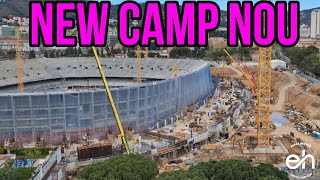 OBRAS CAMP NOU(28 de Marzo)⚠Traen nuevos pilares de Hércules