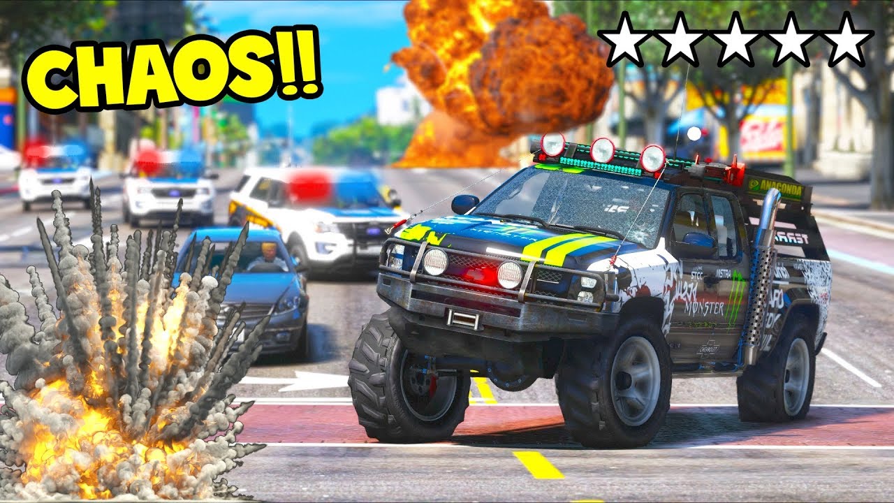 Trying one last time to stay alive in GTA 5: Chaos Mod