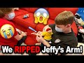 We RIPPED Jeffy's ARM!!! *BTS*